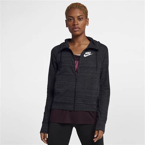 Nike Womens Sportswear Advance 15 Knit Jacket Black/White XS